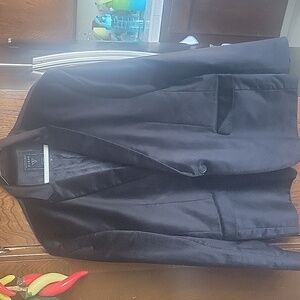Guess Men's Black Velvet Blazer